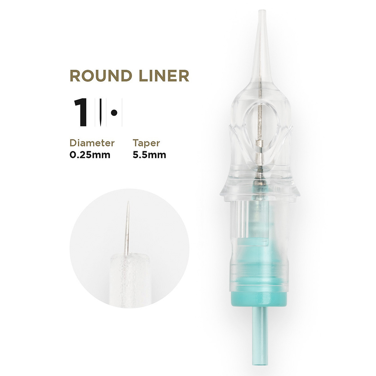 PMU Cartridges 0.25 1R, 5.5mm taper (EN17) 20 pcs