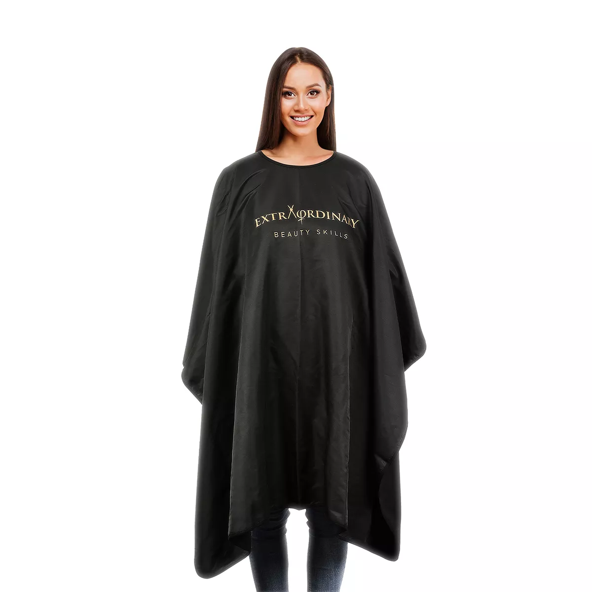 Cosmetic Cape 'EXTRAORDINARY BEAUTY SKILLS' cosmetic cape 'extraordinary beauty skills'.jpg