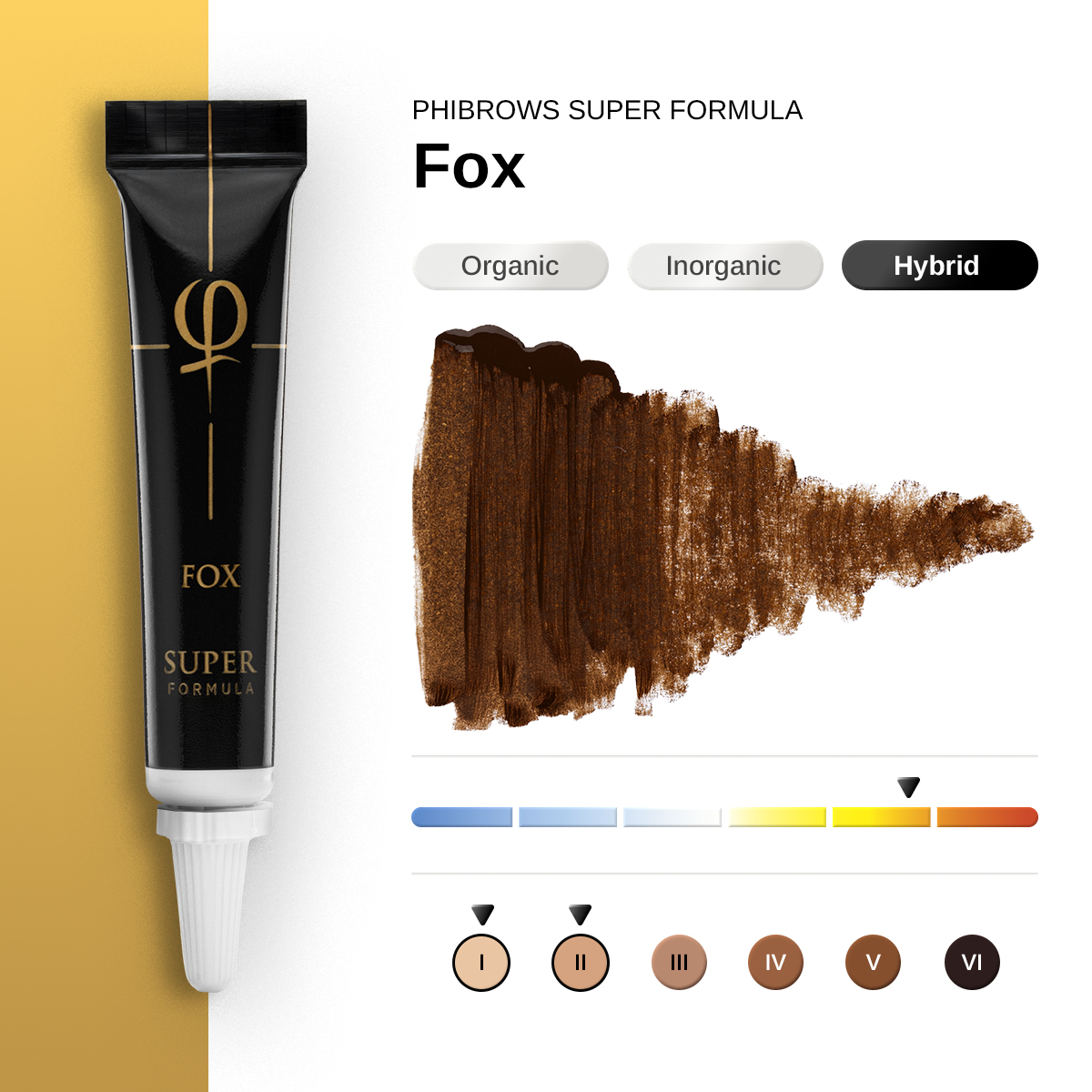 PhiBrows Fox SUPER Pigment 5ml E PhiBrows Fox SUPER Pigment 5ml E