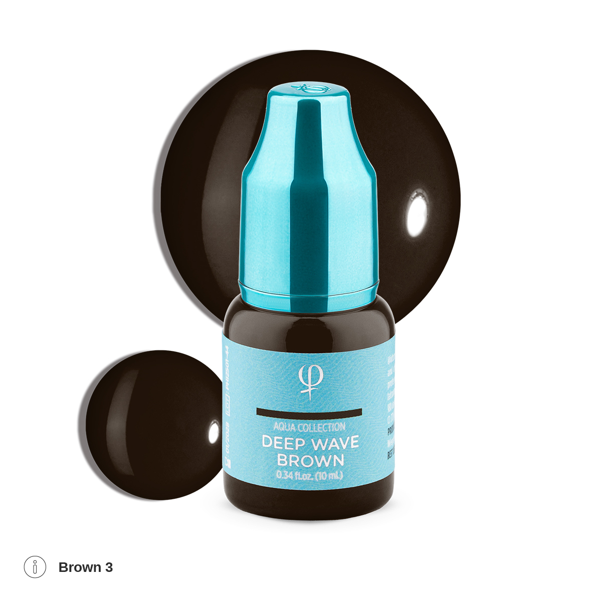 Deep Wave Brown PMU Pigment 10ml