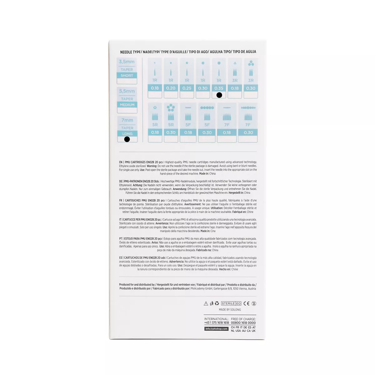 pmu cartridges 0.35 1r, 7mm taper (en02b) 20pcs 5.jpg