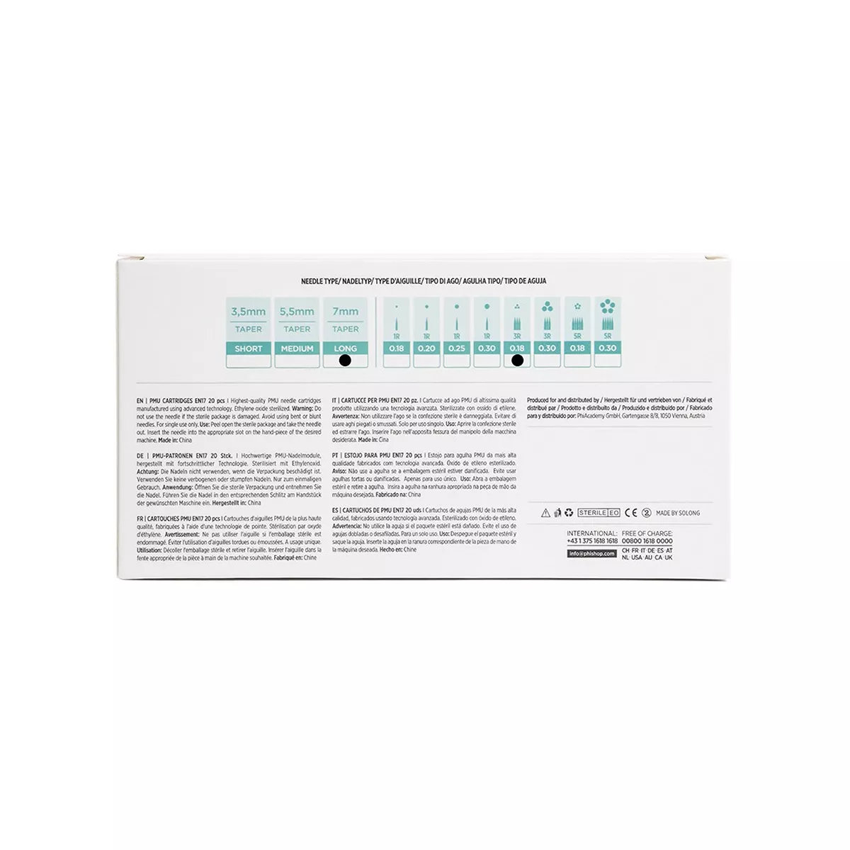 PMU Cartridges 0.18 3R, 7mm taper (EN17) 20 pcs pmu cartridges 0.18 3r, 7.0mm taper (en17) 20 pcs 5.jpg