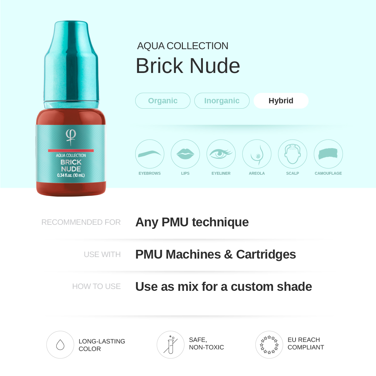 Brick Nude PMU pigment 10ml Brick Nude PMU pigment 10ml