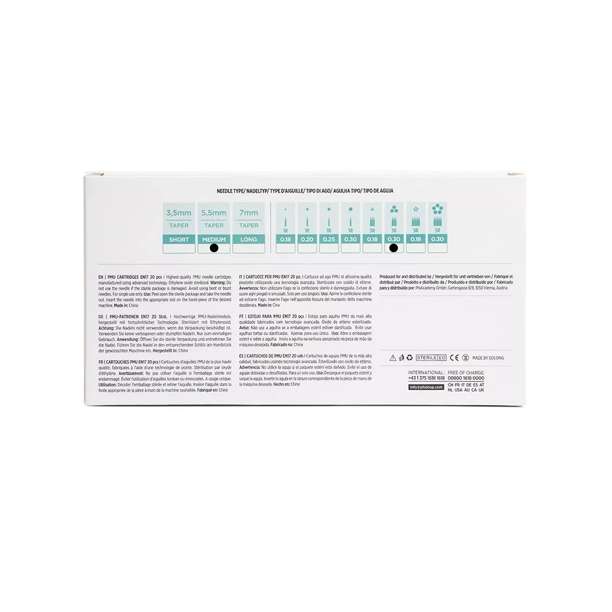 PMU Cartridges 0.30 3R, 5.5mm taper (EN17) 20 pcs pmu cartridges 0.30 3r, 5.5mm taper (en17) 20 pcs 5.jpg
