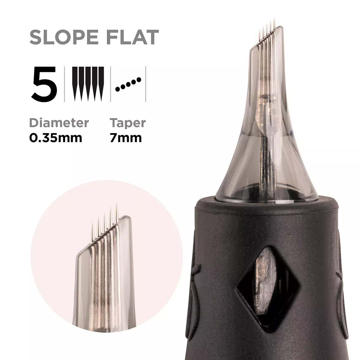 Phi Black Cartridge 0.35 5SF, 7mm taper - 10pcs phi black cartridge 0.35 5sf, 7mm taper - 10pcs 5.jpg