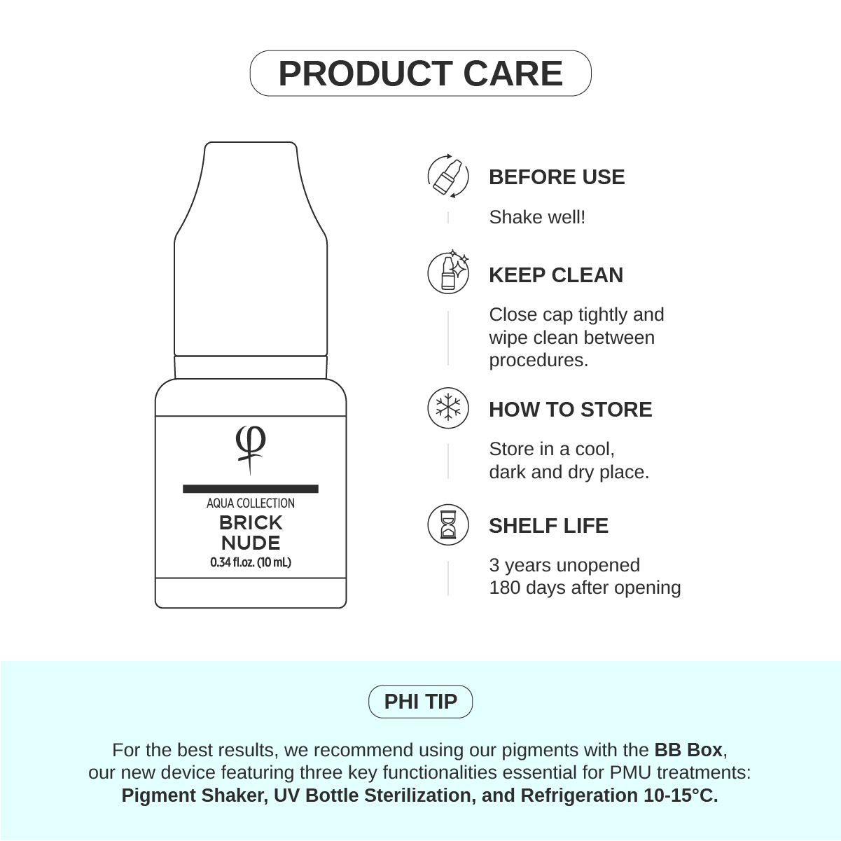 Brick Nude PMU pigment 10ml Brick Nude PMU pigment 10ml