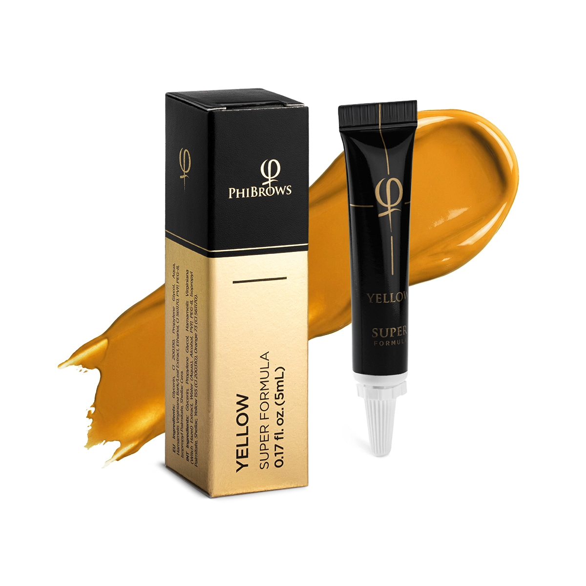 PhiBrows Yellow SUPER Pigment 5ml E PhiBrows Yellow SUPER Pigment 5ml E