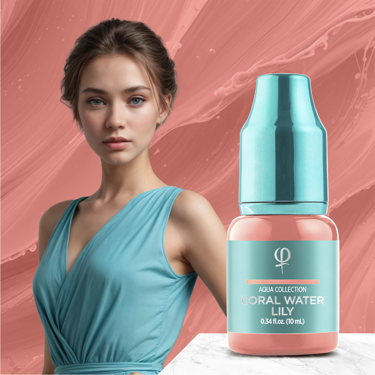 Coral Water Lily – Correction color PMU pigment 10ml